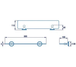 Croydex Westminster 500mm Glass Shelf 10 Croydex Westminster 500mm Glass Shelf -Shower Room M700 2022 9 5 12 40 18 584