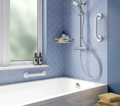 Croydex 300mm Stainless Steel Straight Grab Bar 13 Croydex 300mm Stainless Steel Straight Grab Bar -Shower Room M700 2022 9 8 10 4 25 420