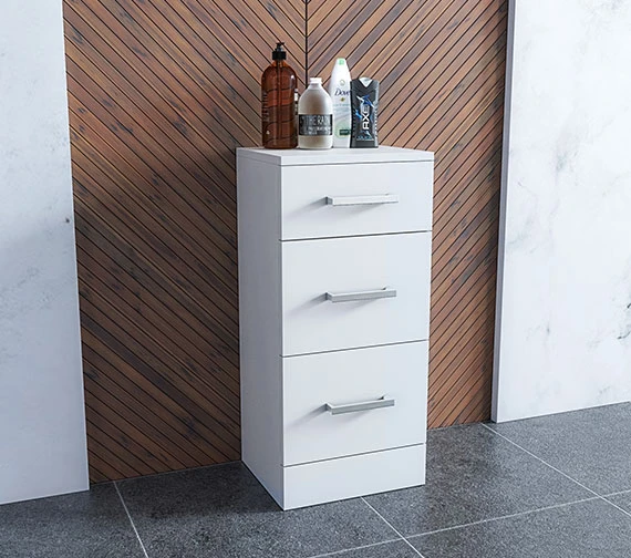 Nuie Mayford 350mm Wide 3 Drawer Furniture Unit 3 Nuie Mayford 350mm Wide 3 Drawer Furniture Unit