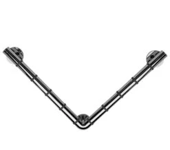 Croydex Assistive Grab N Grip 480mm L-Shaped Chrome Grab Bar -Shower Room M700 2022 9 8 12 56 58 641