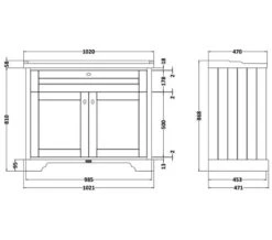 Hudson Reed Old London 2 Door Floor Standing Vanity Unit And Basin 11 Hudson Reed Old London 2 Door Floor Standing Vanity Unit And Basin -Shower Room M700 2023 1 14 7 14 53 588
