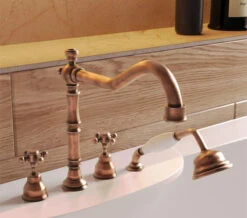 Tre Mercati Allora 4 Tap Hole Bath Shower Mixer Tap With Kit -Shower Room M700 2023 2 10 12 3 18 199