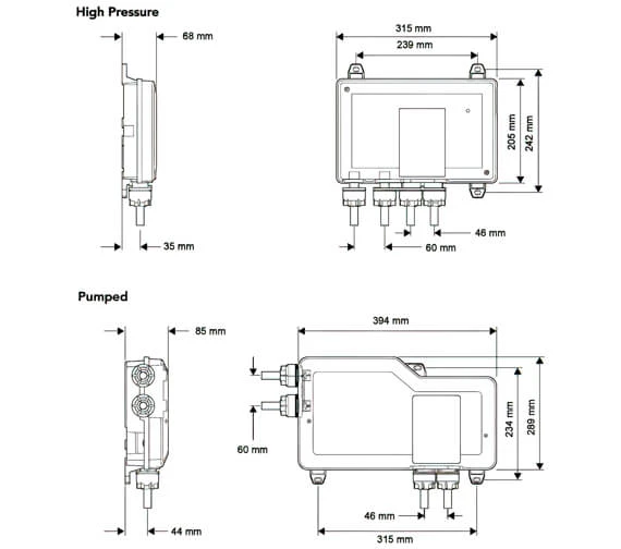 Mira Mode Pumped For Gravity Dual Bath And Shower Digital Valve Chrome 4 Mira Mode Pumped For Gravity Dual Bath And Shower Digital Valve Chrome - Image 2