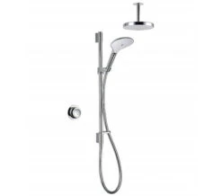 Mira Mode Maxim Concealed Dual Thermostatic Digital Mixer Shower White-Chrome