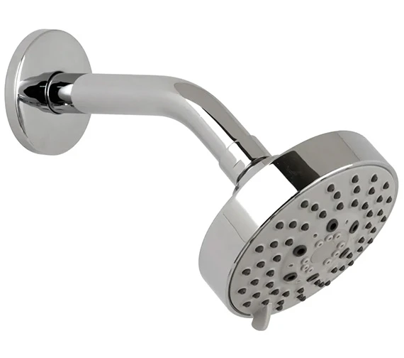 Vado Wall Mounted Multi Function Fixed Chrome Shower Head With Arm 4 Vado Wall Mounted Multi Function Fixed Chrome Shower Head With Arm - Image 2