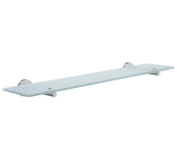 Smedbo Home 600mm Frosted Glass Bathroom Shelf 6 Smedbo Home 600mm Frosted Glass Bathroom Shelf - Image 4