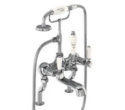 Burlington Deck Mounted Bath Shower Mixer Tap With Kensington Handles -Shower Room M700 2023 2 4 8 55 55 739