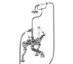 Burlington Deck Mounted Bath Shower Mixer Tap With Kensington Handles -Shower Room M700 2023 2 4 8 56 25 829