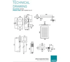 Vado Tablet Notion Vertical Chrome Shower Valve With Head And Slide Rail Kit 7 Vado Tablet Notion Vertical Chrome Shower Valve With Head And Slide Rail Kit -Shower Room M700 2023 3 14 13 17 46 106