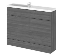 Hudson Reed Fusion 1100mm Compact Furniture Pack - Vanity And WC Unit With Basin -Shower Room M700 2023 3 23 9 8 11 990