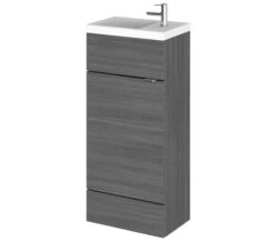 Hudson Reed Fusion 400mm Floor-Standing Slimline Vanity Unit And Basin -Shower Room M700 2023 3 24 4 28 32 944