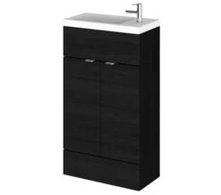Hudson Reed Fusion 500mm Floor-Standing Slimline Vanity Unit And Basin -Shower Room M700 2023 3 24 7 47 22 744