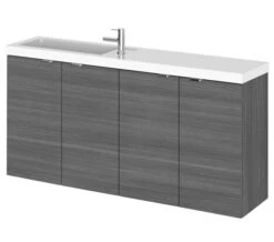 Hudson Reed Fusion 1000mm Wall Hung 4 Door Slimline Vanity Unit And Basin -Shower Room M700 2023 3 25 9 27 36 791