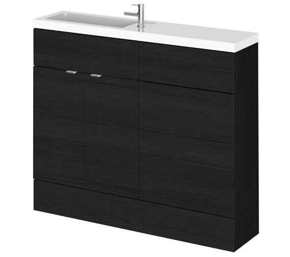 Hudson Reed Fusion 1000mm Compact Furniture Pack - Vanity And WC Unit With Basin 9 Hudson Reed Fusion 1000mm Compact Furniture Pack - Vanity And WC Unit With Basin - Image 7