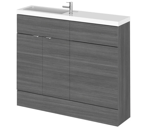Hudson Reed Fusion 1000mm Compact Furniture Pack - Vanity And WC Unit With Basin 8 Hudson Reed Fusion 1000mm Compact Furniture Pack - Vanity And WC Unit With Basin - Image 6