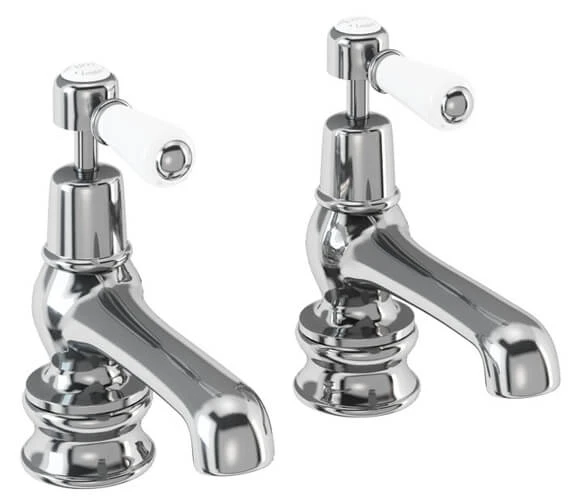 Burlington Bath Pillar Taps With Kensington Handles And Regent Base 5 Burlington Bath Pillar Taps With Kensington Handles And Regent Base - Image 3
