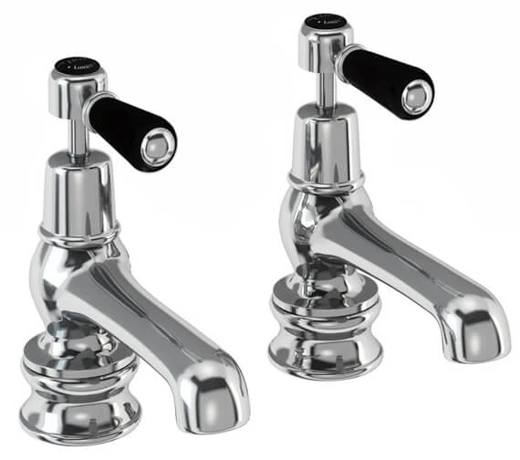 Burlington Bath Pillar Taps With Kensington Handles And Regent Base 3 Burlington Bath Pillar Taps With Kensington Handles And Regent Base