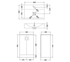 Nuie Mayford Floor Standing Gloss White Cabinet And Basin 10 Nuie Mayford Floor Standing Gloss White Cabinet And Basin -Shower Room M700 2023 4 1 8 0 35 136