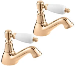Deva Georgian Pair Of Bath Tap -Shower Room M700 2023 4 12 10 12 20 180
