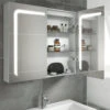 HIB Stratus 60 LED Demisting Aluminium Mirror Cabinet 600 X 700mm -Shower Room M700 2023 5 18 12 21 27 164