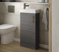 Nuie Vault 405 X 861mm Single Door Floor Standing Compact Unit And Basin -Shower Room M700 2023 5 19 8 5 21 696