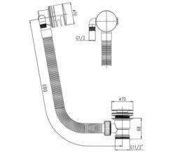 Nuie Slimline Freeflow Chrome Bath Filler 9 Nuie Slimline Freeflow Chrome Bath Filler -Shower Room M700 2023 5 26 13 7 39 547