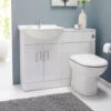 Nuie Saturn Cloakroom Gloss White Furniture Pack With Basin -Shower Room M700 2023 5 29 8 0 53 130