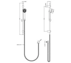 Hudson Reed Linear Slide Rail Kit Chrome With Multi Function Round Handset 7 Hudson Reed Linear Slide Rail Kit Chrome With Multi Function Round Handset -Shower Room M700 2023 6 17 8 47 4 518