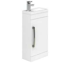 Essential Nevada Single Door Vanity Unit And Basin - 400mm Width -Shower Room M700 2023 6 26 8 33 30 908