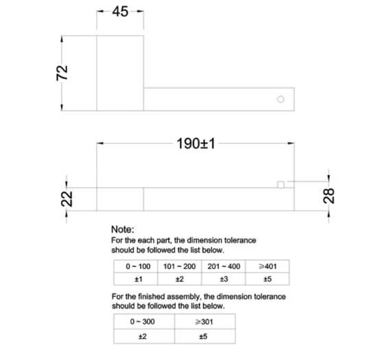 Crosswater MPRO Toilet Roll Holder 4 Crosswater MPRO Toilet Roll Holder - Image 2