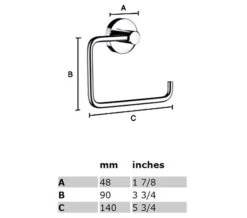 Smedbo Home Toilet Roll Holder 9 Smedbo Home Toilet Roll Holder -Shower Room QS S143 2 mn