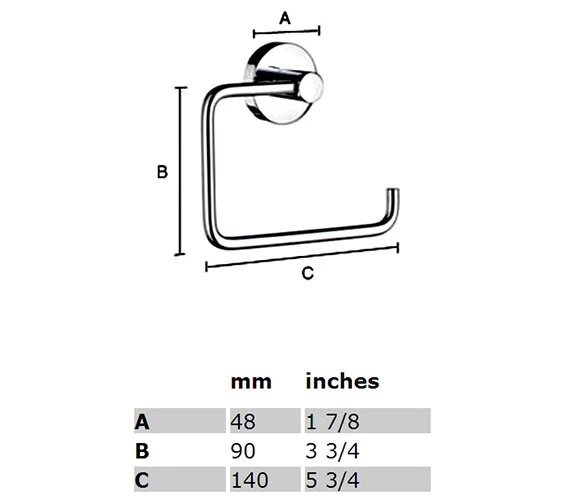 Smedbo Home Toilet Roll Holder 5 Smedbo Home Toilet Roll Holder - Image 3