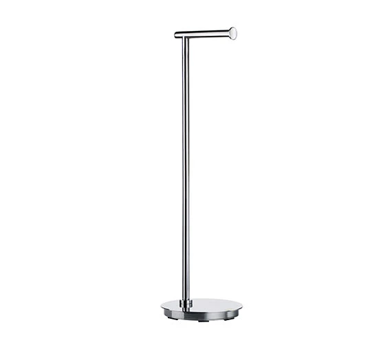 Smedbo Outline Lite Free Standing Polished Stainless Steel Toilet Roll Holder Round Base 4 Smedbo Outline Lite Free Standing Polished Stainless Steel Toilet Roll Holder Round Base - Image 2