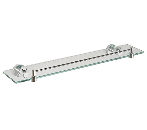 Miller Bond Glass Shelf With Guard Rail 500mm - 8702C 4 Miller Bond Glass Shelf With Guard Rail 500mm - 8702C - Image 2