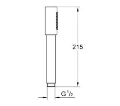 Grohe Sena Chrome Finish Hand Shower -Shower Room QS V22239 2 mn