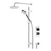 Roper Rhodes Event Round Dual Function Shower System Chrome With Fixed Head -Shower Room QS V22422 1 mn