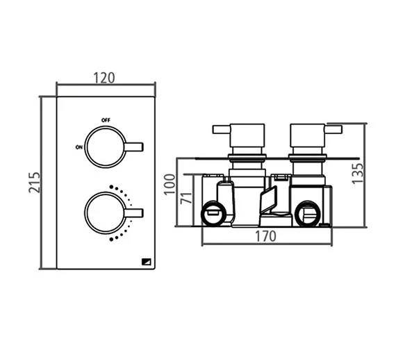 Roper Rhodes Event Round Dual Function Shower System Chrome With Fixed Head 5 Roper Rhodes Event Round Dual Function Shower System Chrome With Fixed Head - Image 3