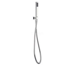 Crosswater Chrome Shower Handset With Wall Outlet And Hose 7 Crosswater Chrome Shower Handset With Wall Outlet And Hose -Shower Room QS V22697 1 mn