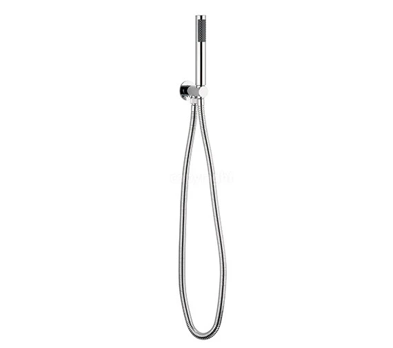 Crosswater Chrome Shower Handset With Wall Outlet And Hose 3 Crosswater Chrome Shower Handset With Wall Outlet And Hose