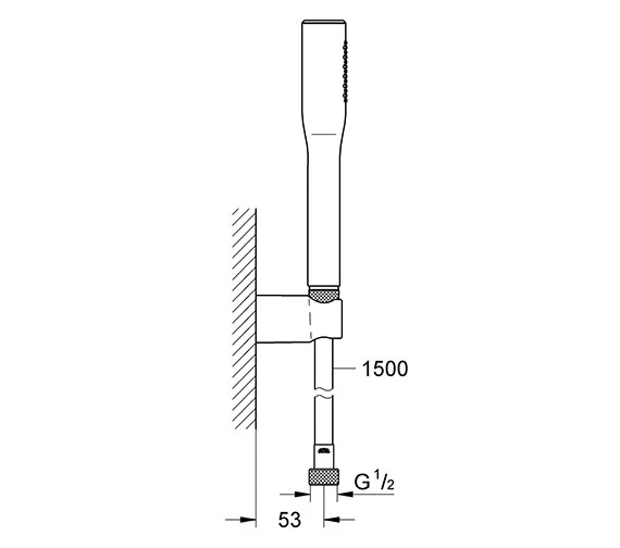 Grohe Euphoria Stick Cosmopolitan Chrome Shower Set - 27369000 4 Grohe Euphoria Stick Cosmopolitan Chrome Shower Set - 27369000 - Image 2