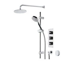 Roper Rhodes Event Chrome Triple Control Shower System 22 - SVSET22