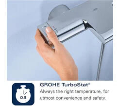 Grohe Grohtherm 1000 Thermostat Chrome Shower Mixer Valve With Euphoria Shower Set -Shower Room QS V28379 5 mn 3