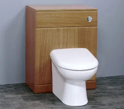 Essential Gem 535 X 766mm Calvados Back-To-Wall WC Unit