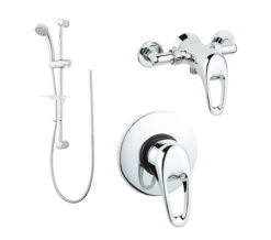 Deva Lace Manual Chrome Shower Valve With Single Function Kit - Laccmanm02