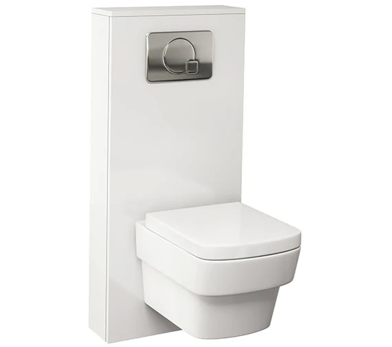 IMEX Echo White Gloss 550 X 1150mm Concealed Cistern Cover 3 IMEX Echo White Gloss 550 X 1150mm Concealed Cistern Cover
