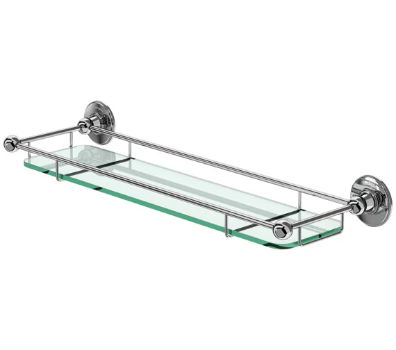 Burlington Shelf With Chrome Plated Railing - A18 CHR 4 Burlington Shelf With Chrome Plated Railing - A18 CHR - Image 2