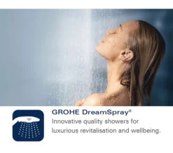 Grohe Euphoria 260 Chrome Shower System With Diverter -Shower Room QS V79513 3 mn